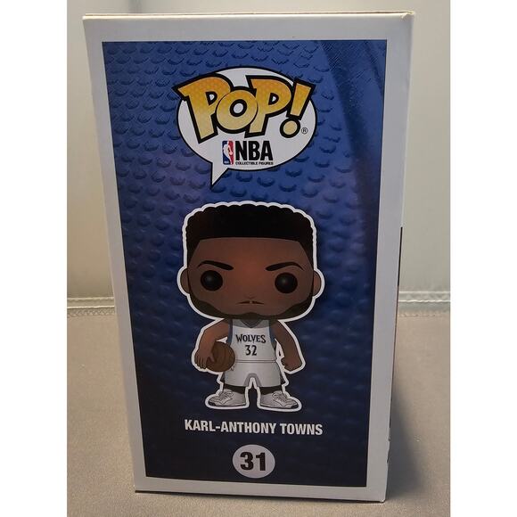 Karl-Anthony Towns 2017 Funko Pop Vinyl #31 - Minnesota Timberwolves - NBA - NIB - Picture 4 of 6